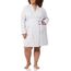 Amazon Essentials Damen Leichter Waffel-Bademantel, Mittellang (Erhältlich In Übergröße), Hellgrau, XL Große Größen