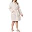 Amazon Essentials Damen Leichter Waffel-Bademantel, Mittellang (Erhältlich In Übergröße), Blassrosa, 4XL Große Größen