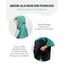 WAVE HAWAII Bade-Poncho Damen & Herren Move, Größe L, 170-200cm, 100% Baumwolle Surf-Poncho für Erwachsene, Frottee- Handtuch mit hoher Wasserabsorption, Umziehhilfe Strand Erwachsene