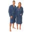 Lavea® Mexico – Bademantel Damen & Herren aus 100% Baumwolle – weicher Frottee Morgenmantel mit Kapuze, Unisex Design, Ideal für Sauna & Zuhause, saugstark & pflegeleicht