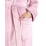 Gräfenstayn Bademantel Damen flauschig mit Kapuze - Kuschelfleece - Öko-Tex Standard 100 - Morgenmantel leicht & kurz - Größe (M, Rosa)