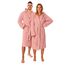 Lavea® Mexico – Bademantel Damen & Herren aus 100% Baumwolle – weicher Frottee Morgenmantel mit Kapuze, Unisex Design, Ideal für Sauna & Zuhause, saugstark & pflegeleicht