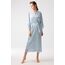 BABEYOND Damen Morgenmantel Lang Kurz Einfarbiger Bademantel Spitzen Ärmel Seide Satin Kimono Kleid Damen Sommer Robe Reine Farbe Schlafmantel