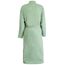 Brandsseller Unisex Bademantel aus Baumwolle S – Leichter Morgenmantel aus Waffel-Piqué für Damen & Herren – Saunamantel / Hausmantel für Wellness & Zuhause - Grün