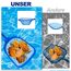 185 cm Pool Kescher, Poolkescher Fein mit Teleskopstange, Poolreinigung Pool Kescher Feinmaschig, Teichkescher für Schwimmbad, Teich, Algen & Bestway Pool, Aufstellpool, Planschbecken, Whirlpool