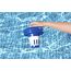 Bestway | Flowclear™ Dosierschwimmer Blau Weiß | 16,5 cm Ø | Poolwasser sauber und kristallklar | Spender