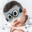 3D Süße Schlafmaske, Ultraweich schlafmaske kinder schlafbrille kinder mädchen für Mädchen Jungen Damen Nickerchen Reisen,weihnachtsgeschenke(Grau, Eule)