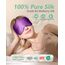 BeeVines Seiden Schlafmaske für Seitenschläfer, 2er-Pack 100% Reine Natürliche Maulbeerseide Augenmaske für Herren & Frauen, 100% Lichtblockierende Schlafmaske mit Verstellbares Gummiband für Reisen