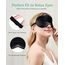 Seiden-Schlafmaske, 2er-Pack Augenmaske aus 100% echter natürlicher reiner Seide mit verstellbarem Riemen, Augenmaske zum Schlafen, BeeVines Augen-Schlafschutz für Yoga-Reisen, blockiert Licht