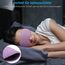 2026 Innovative Schlafmaske für Männer und Frauen, 99.99% Licht blockierend Ergonomische, einstellbare Augenmaske mit Ohrstöpseln Schlaf, Nickerchen, Meditation, Reisen, angenehme Nachtruhe (Violett)