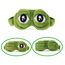 Apanphy® Augenmaske, Flusen Karikatur Frosch Schlafen Lustige Neuheit Augen Abdeckung Eyeshade Reise Maske (Grün)