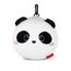 Legami - Reisekissen mit Nachtmaske, Panda, Zip-Verschluss, platzsparend, Haken für bequemen Transport, kleine Tasche auf der Rückseite, 16 x 16 cm