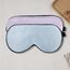 townssilk 2 pcs 100% Silk Sleep mask with Adjustable Strap,Comfortable and Super Soft Eye mask Including 1 pc Purple and 1 pc iceblue