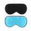townssilk 2 x Schlafmaske aus 100% Seide mit verstellbarem Band, bequeme und superweiche Augenmaske, 1 x schwarz und 1 x iceblue
