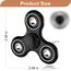 SCIONE Fidget Spinner Sensory Hand Fidget Spielzeug,Angst Stress Relief Party Bag Fillers für Kinder Erwachsene Goodie Bag Stuffers (Schwarz)