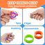 12 Stück Fidget Ring Toys für Kinder Erwachsene, Finger-Spinner-Ringe, Zappelspielzeuge für Kinder, Sensorik Autismus für Spielzeug, Anti Stress Autismus Spielzeug, Fidget Squishy Toy