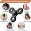 SCIONE Fidget Spinner Sensory Hand Fidget Spielzeug,Angst Stress Relief Party Bag Fillers für Kinder Erwachsene Goodie Bag Stuffers (Schwarz)