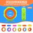 12 Stück Fidget Ring Toys für Kinder Erwachsene, Finger-Spinner-Ringe, Zappelspielzeuge für Kinder, Sensorik Autismus für Spielzeug, Anti Stress Autismus Spielzeug, Fidget Squishy Toy