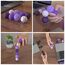 8PCS Magnetic Fidget Balls (8 Stück), Magnetkugeln Stressball Silikon Magnetische Sensorik Bälle Spielzeug, Sensorisches Spielzeug Anti Stress Stimming Sensory Fidget Toys für Erwachsene ADHS (Purple)