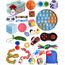 Fidget Toys Set – Anti Stress Spielzeug für Erwachsene und Kinder – French Way Skills Set zur Stressbewältigung und Konzentrationssteigerung – Enthält Pop It Stressball Fidget Cube und Akupressur Ring