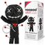 GLÜCKSGUT® Voodoo Puppe mit Nadeln | 7,5cm | Geschenkbox & Anleitung | Scherz-Medikament | Büro Geschenk für Kollegen Kollegin Chef | Anti Stress | Abschied | Büro Uni Studium