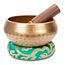 Große Original Tibetische Klangschale - 13cm. Klangschalen Set mit eBook, Klöppel, Klangschalenkissen und Geschenk-Box. Singing Bowl aus Tibet