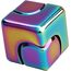 Infinity Fidget Cube, 2-in-1-Fidget-Spinner-Spielzeug aus Metall für Kinder und Erwachsene, transformierbarer Anti-Angst-Würfel-Fidget-Block, EDC-Büro-Schreibtisch-Gadget