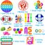 Chennyfun Stressabbau-Set, 30 Pcs Sensory Zappeln Anti-Stress Spielzeug - Infinity Cube Sensorisches Set, Fidget Toys Für Kinder Mit Angstlust, Autismus Und ADHS