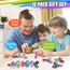 12 Pack Bubble Pop Fidget Spinner Sensorisches Spielzeug Ostereierfüller, Push Popper Squeeze Fidget Spielzeug für Stress Linderung, Geburtstagsgeschenke Party Gefälligkeiten Klassenzimmer Preis