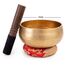Tibetische Klangschalen Setz – Einfach zu Spielen für Anfänger – Authentische Handarbeit Heilung Meditation Yoga Klang Schüssel - Perfekt Geschenk für Frauen von Himalayan Bazaar (5 Zoll)