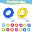12 Stück Anti Stress Ring Squishy,2025 Fidget Ring Toys für Kinder Sensorik,Anti Stress Spielzeug Sensory,Stressring Anti Anxiety Toy ADHS Spielzeug,Fidget Toys Erwachsene Autismus Stressabbau