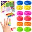 Cofvetia 12 Stück Zappelspielzeuge für Kinder, Fidget Ring Toys für Kinder Erwachsene, Fidget Squishy Toy Anxiety ADHD Toys, Beruhigend Bei Stress Angst