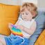 2 Stück Pop It Spielzeug, Pop It Baby, Plopp Spielzeug, Pop Bubble Sensory Fidget Toy, für Kinder Und Erwachsene (Quadratisch)