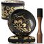 Silent Mind Klangschale Ø10 cm Bronze – Handgefertigtes Komplett-Set mit Kissen und Klöppel, für Anfänger geeignet, klarer stabiler Klang, ideal für Meditation und Achtsamkeit