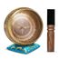 Tibetisches Klangschalen-Set – einfach zu spielen, authentisch handgefertigt für Meditation, Klangschale, Chakra, Yoga, Heilung, 10,2 cm, von Himalayan Bazaar