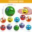 Ainiv Anti Stress Spielzeug Bälle, 12 Verschiedene Emoticons Stressball, 6cm Schaum Stressabbau Bälle, Stressabbau Spielzeug für Erwachsene Mitgebsel Gastgeschenke Weihnachten