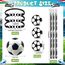 Meanju Fußball 40-teilig Geburtstag Jungen, Bleistifte, Radiergummi, Mini-Ball, Armband, Anti-Stress-Ball, Softball, Geschenk zum Geburtstag