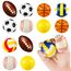 Ainiv 12 Stück Schaumstoffbälle, Stress Bälle, Mini Sportbälle, Antistressball für Schaum, Stressabbau-Ballspielzeug, Geburtstagsparty-Geschenke, Kinder und Erwachsene für Party-Verschiedene Ballstile
