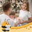 WenmthG Pocket Hug Positive Biene Glücksbringer zum Geburtstag Geschenke für Freund Kollegen Frauen Männer Mama Oma Papa Opa, Anti Stress Geschenke Bee Happy Biene Positive Kartoffel Deutsch Ersatz