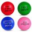 Ainiv Anti Stress Spielzeug Bälle, 4 PCS Stressball mit Text, 6cm Durchmesser Schaum Stressabbau Bälle, Stressabbau Spielzeug für Erwachsene Mitgebsel Gastgeschenke Weihnachten