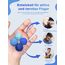 8 Stück Magnetische Fidget Toys, Magnetic Fidget Balls Magnetkugeln Stressball Silikon Magnetische Sensorik Bälle, Anti Stress Stimming Sensorik Spielzeug für Kinder & Erwachsene ADHS (Blau)