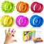 12 Stück Fidget Ring Toys für Kinder Erwachsene, Sensorik Autismus für Spielzeug, Anti Stress Autis-mus AD-HD Beruhigend Toys, Zappelspielzeuge für Kinder, Sensorik Autismus für Spielzeug