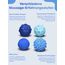 8 Stück Magnetische Fidget Toys, Magnetic Fidget Balls Magnetkugeln Stressball Silikon Magnetische Sensorik Bälle, Anti Stress Stimming Sensorik Spielzeug für Kinder & Erwachsene ADHS (Blau)
