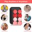 JoyJoyful 8 Stück Magnetkugeln Fidget Toys Erwachsene, Magnetische Kugeln Sensorik Spielzeug, Stress Bälle Mit Silikonhülle, Autismus Antistress Spielzeug Sensory Toys Sensorischer Ball (Rot)