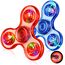 Gigilli Fidget Spinner 2 Pack,Party Favors LED Light Fidget Spinner Spielzeug für Kinder, Stressabbau Anti Angst sensorisches Spielzeug,Valentinstag Ostern Party Taschenfüller Geschenk,Rot & Blau
