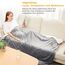 Mia&Coco Heizdecke mit Abschaltautomatik, 10 Heizstufen Up-to-9 Stunden Auto-Off-Timer Überhitzungsschutz, Elektrische Wärmedecke Bett Wärme Decke ETL-Zertifiziert für Home & Office Flanell Waschbar