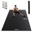 HAPBEAR Extra Large Wide Sports Mat, Fitness Mat, Gymnastics Mat, Non-Slip Yoga Mat, 305 cm x 183 cm x 8 mm Thick, High Density, Ultra Durable PVC, Training Mats with Fitness Bands, Shoe-Friendly