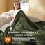 BEDSURE Heizdecke mit Abschaltautomatik Wärmedecke Geschenke für Frauen & Mama, Elektrische Kuscheldecke mit 6 Heizstufen & 10 Stunden Timer, 130x180cm, Grün