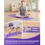 Good Nite Yogamatten Für Frauen Rutschfeste Strukturierte Oberflächen Gymnastikmatte Yoga Matte Dicke 6 mm Mit Tragegurt Tpe-Übungsmatte Für Yoga Pilates Gymnastik (183X61cm) (Lila)