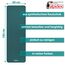 ALPIDEX Yogamatte 183 x 60 x 0.8 cm Phthalatfreie Fitness Matte E-Book Tragegurt rutschfest Gymnastik Turnen Pilates Sport Physio HIIT Yoga Trainingsmatte Isomatte Hautfreundlich, Turquoise
